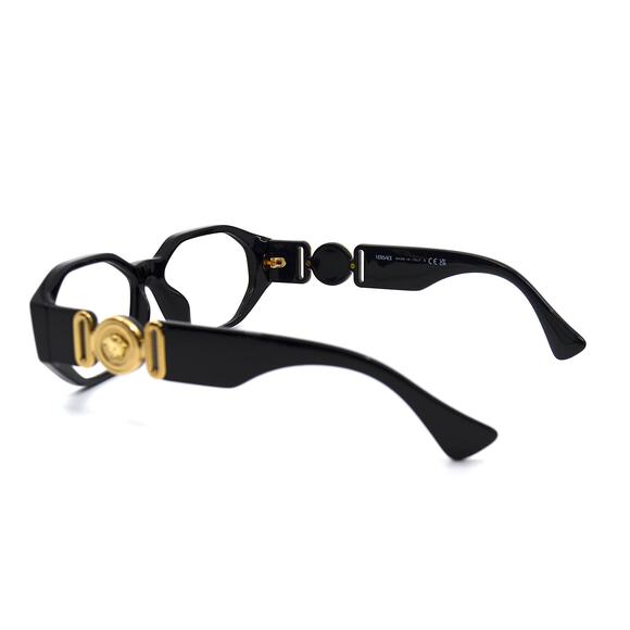 NEW VERSACE VE3320U GB1 BLACK AUTHENTIC EYEGLASSES FRAME - Picture 7 of 16